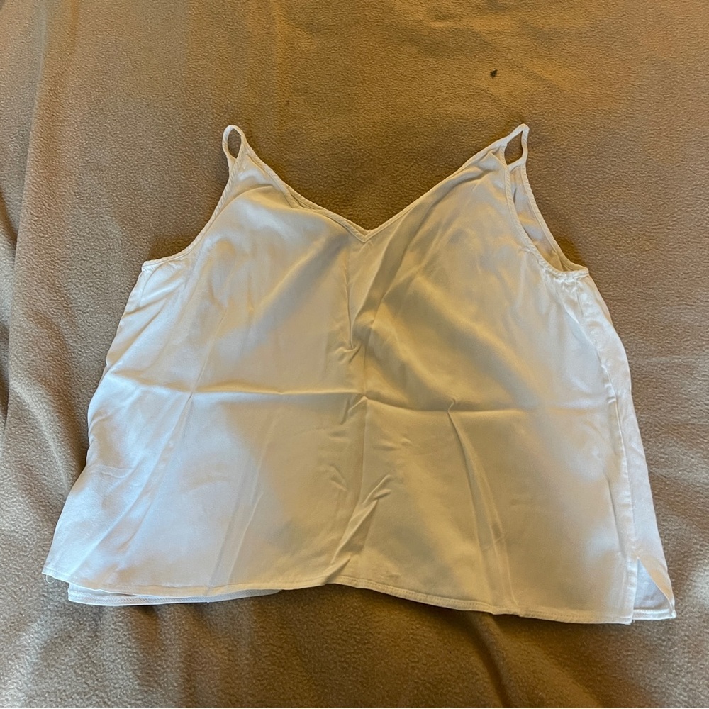 white tank top